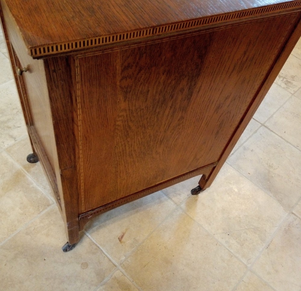 Inlaid Oak Cabinet, superb for drinks cupboard View VIII