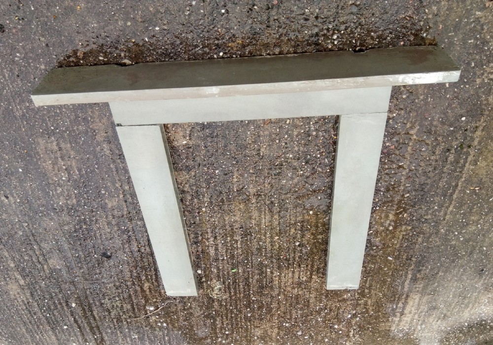 Lovely simple 19C stone fire surround from Yorkshire cottage. View IV