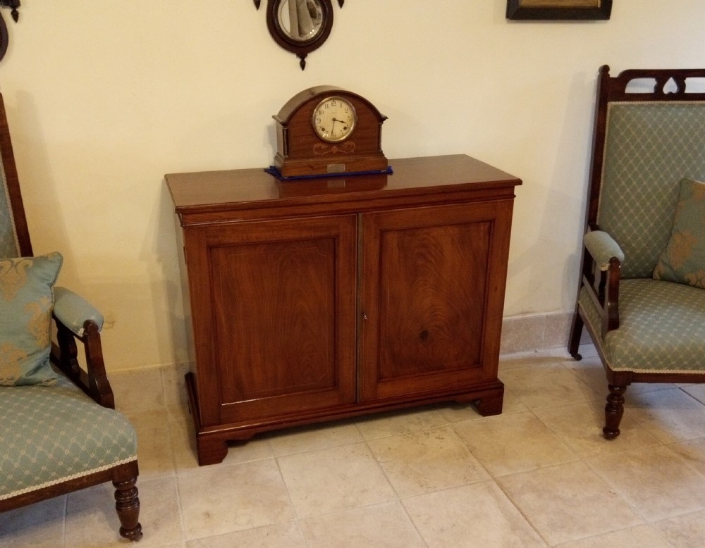 Really useful inlaid mahogany cabinet, circa 1900. View VII