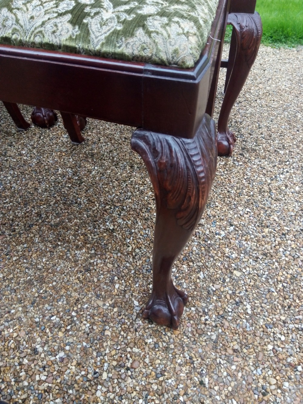 Set of 6 Chippendale style chairs early 20thC View IV
