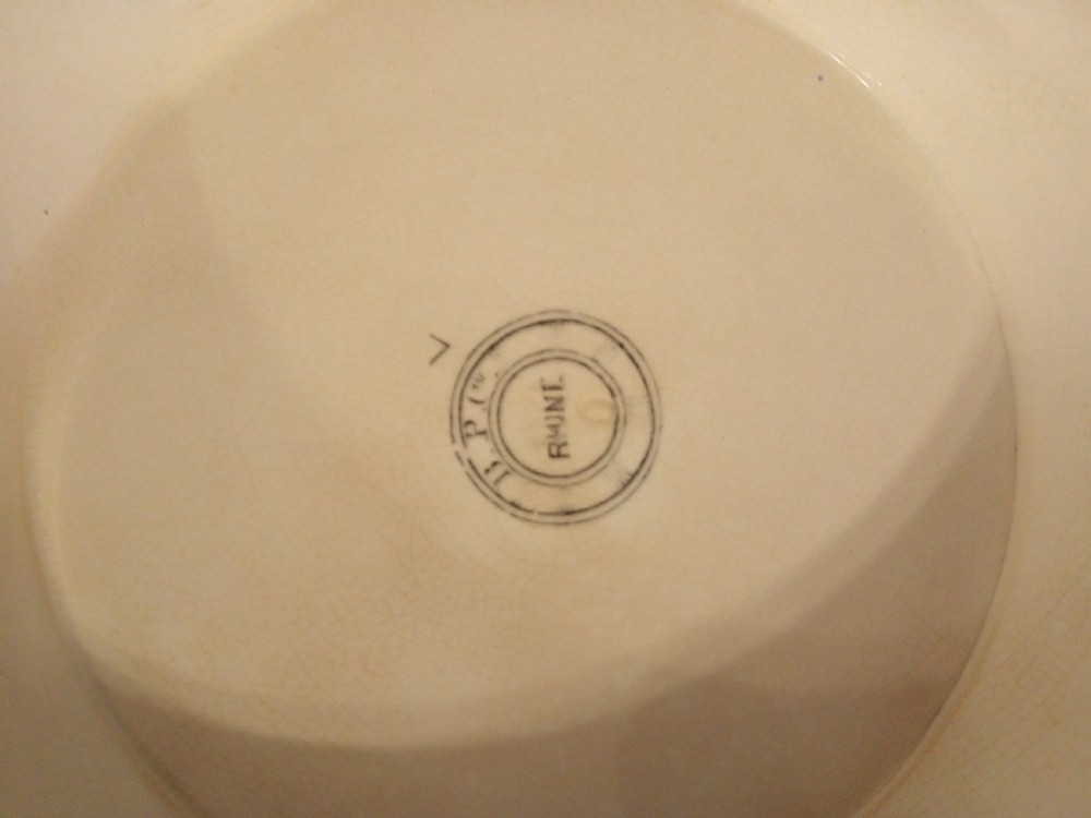 19th Century Cake stand, Brownhills potteries. View IV