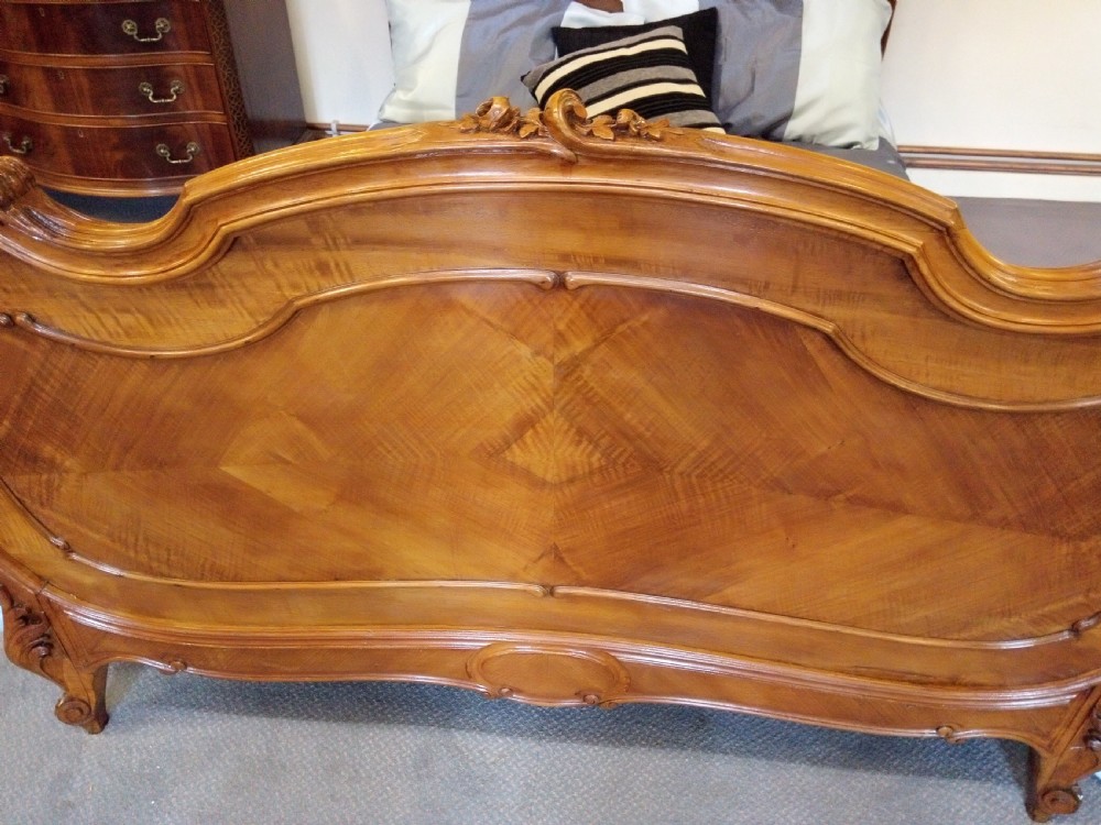 French Walnut double bed in nice tidy condition View IV