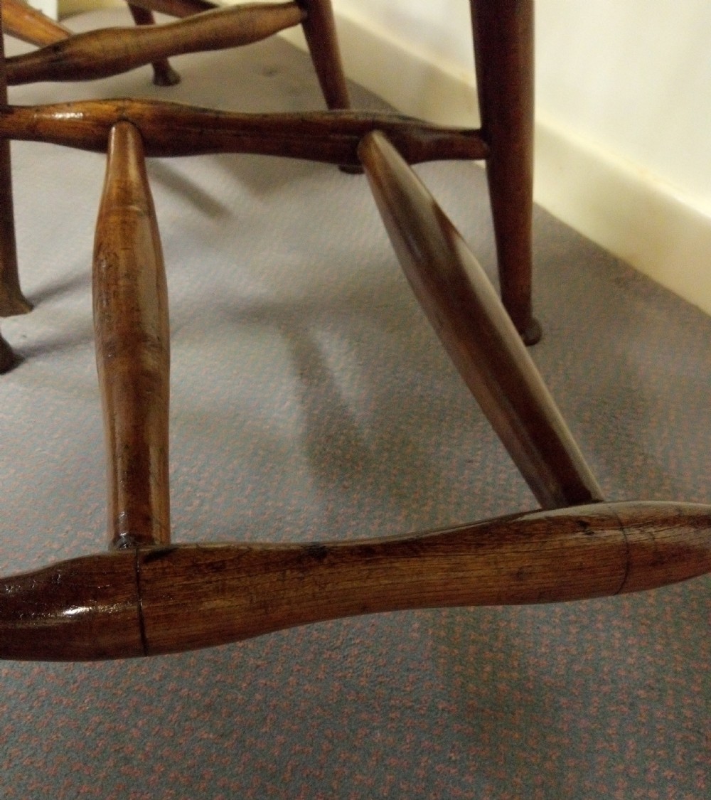 attractive pair of high back Windsor arm chairs View VI