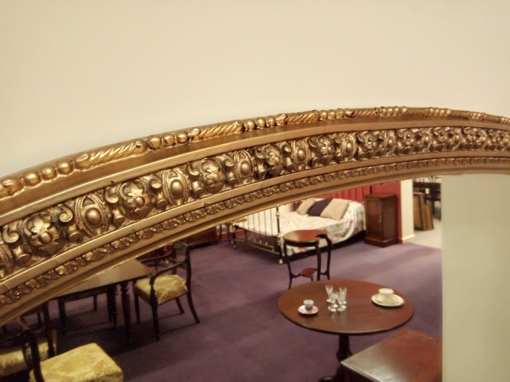 Superb detail, Gilt Overmantle mirror 1860s View VII