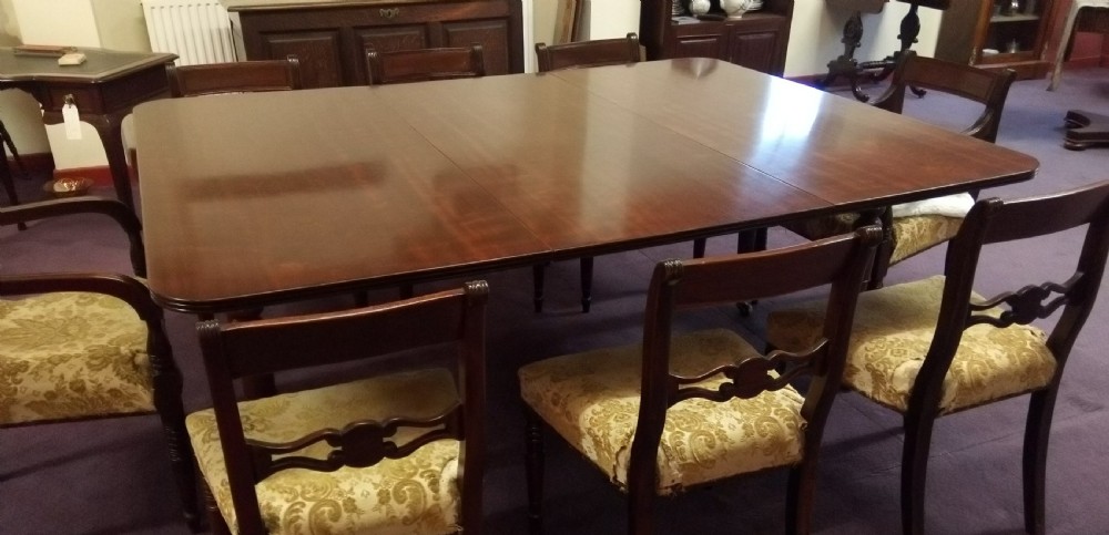 Beautiful quality elegant mahogany dining table William iV View V
