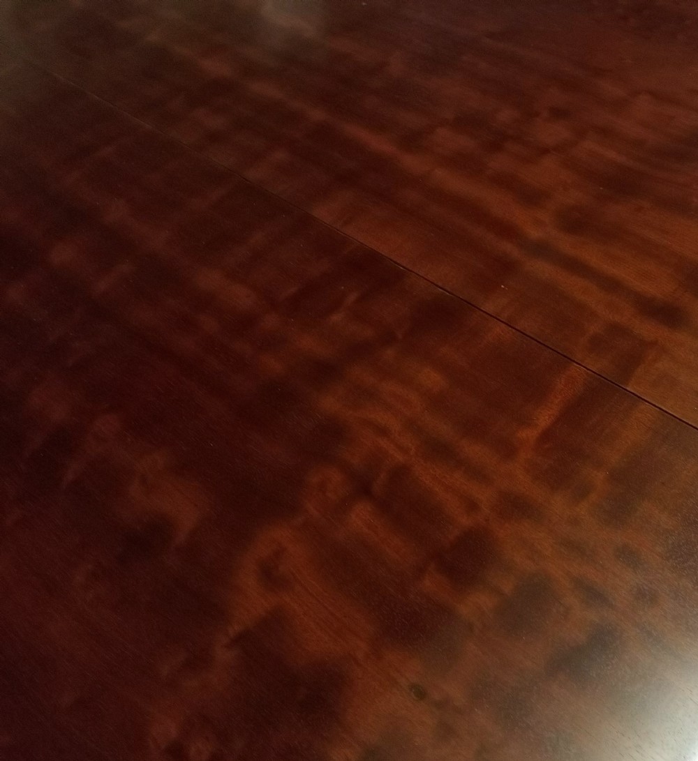 Beautiful quality elegant mahogany dining table William iV View VII