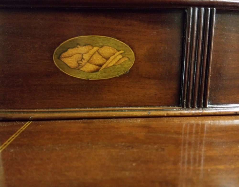  Inlaid Mahogany chest of drawers, lovely quality and condition View V
