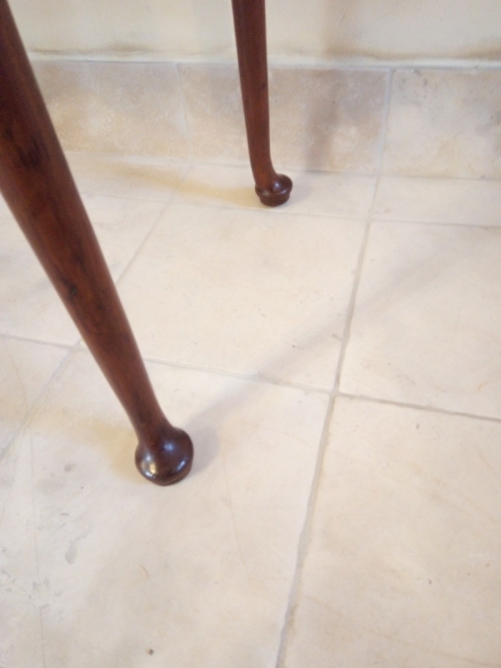 Georgian Mahogany Lowboy style side table with drawer.  View V