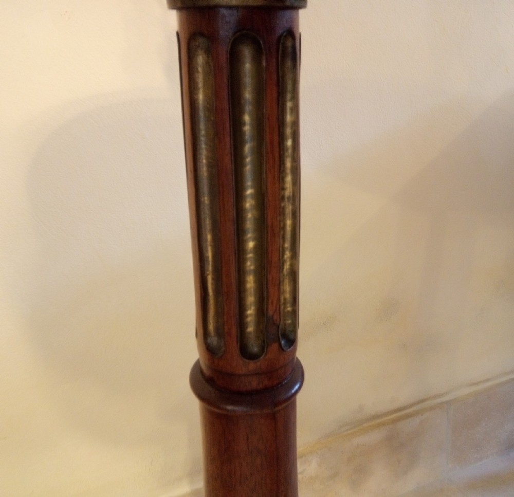 Brass trimed Regency Mahogany display stand  View III