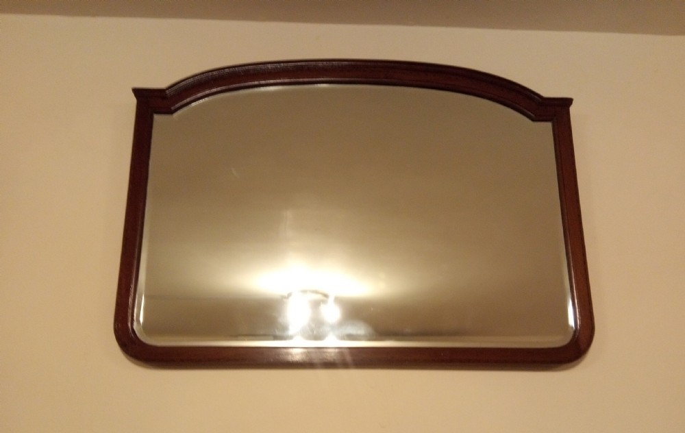 Edwardian inlaid wall mirror, good shape and nice and clean View IV