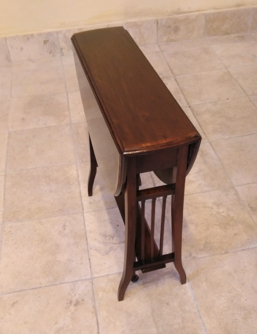 Very Clean Edwardian Inlaid Mahogany Sutherland Table View VI