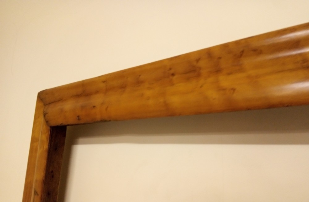 19thC Birds Eye Maple picture or mirror frame View III