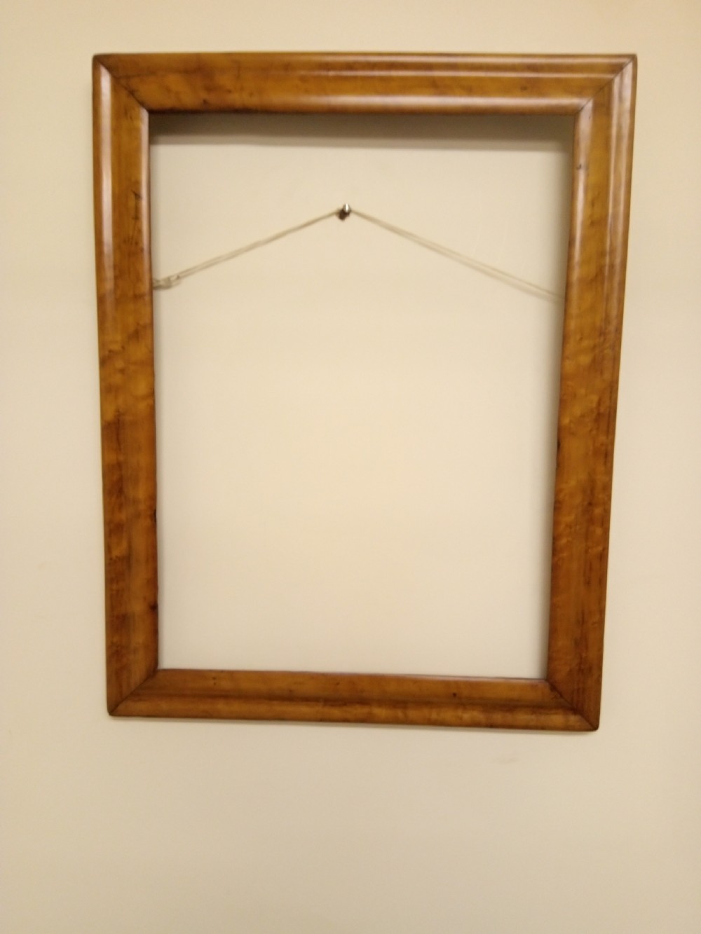 19thC Birds Eye Maple picture or mirror frame View IV