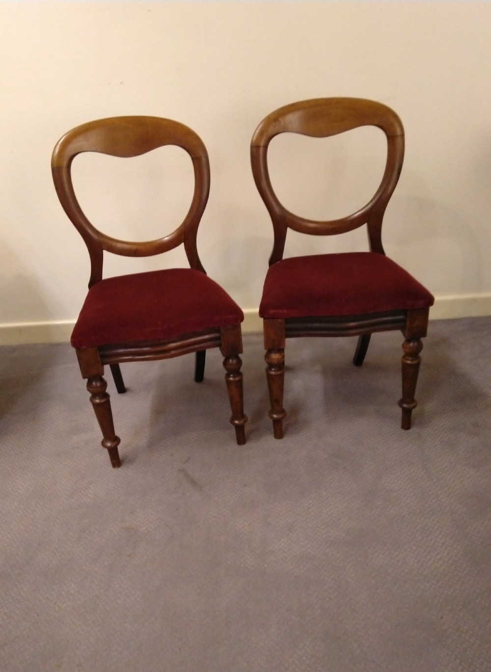 Balloon Back Dining Chairs from 1800s