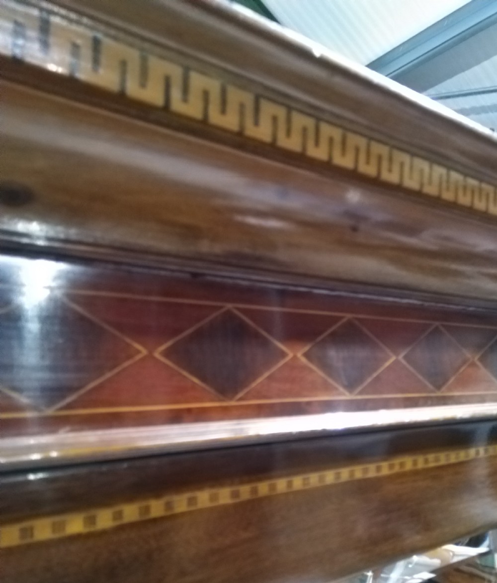 Impressive Edwardian inlaid Mahogany Wardrobe. View VI