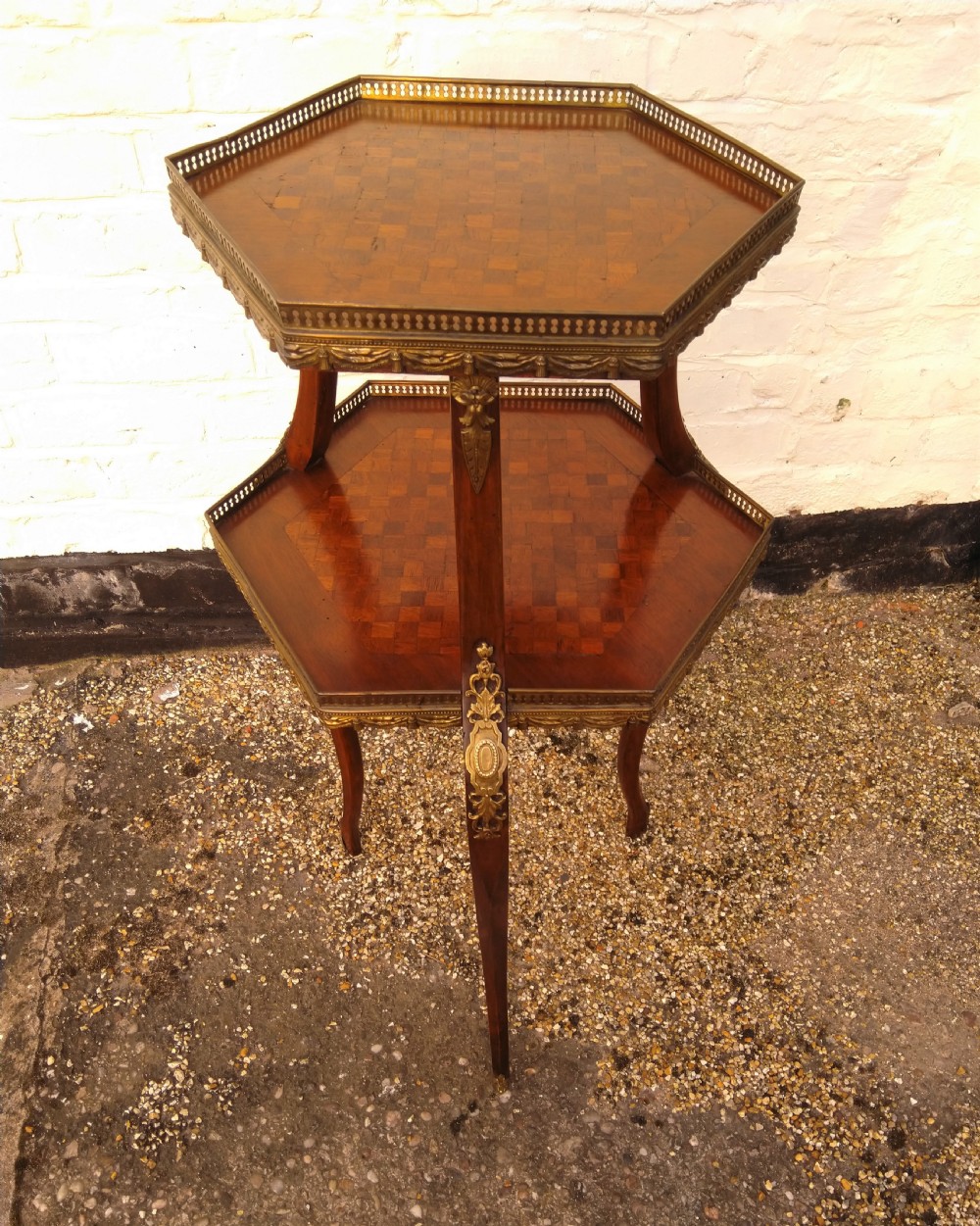 Impressive French Occasional table in two tiers