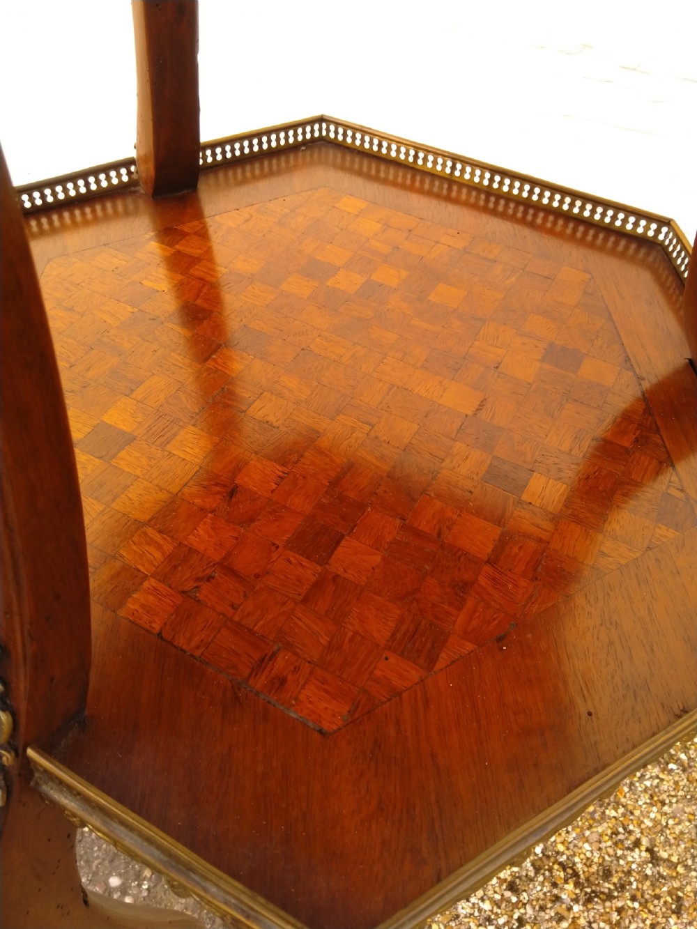 Impressive French Occasional table in two tiers View II