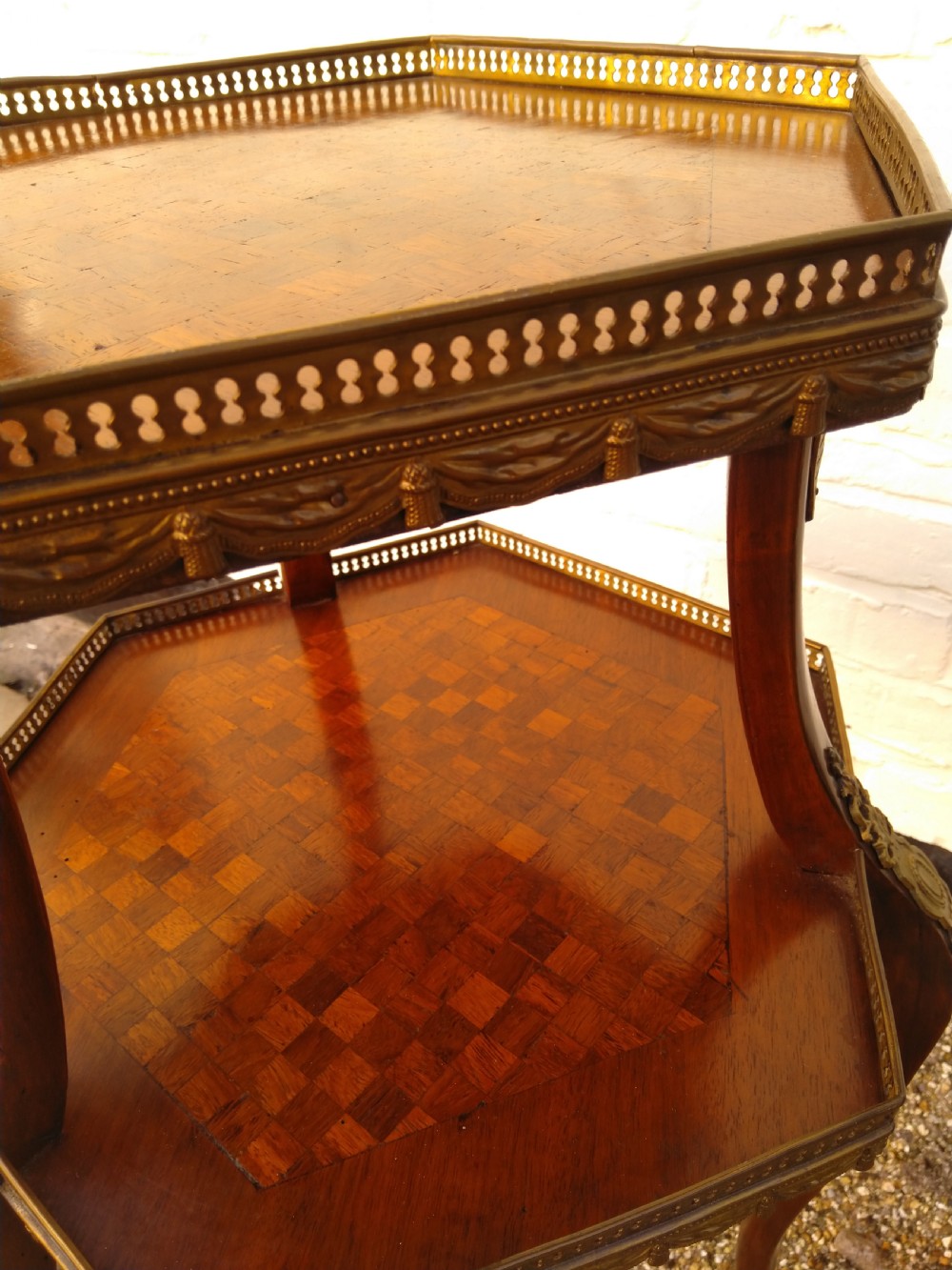 Impressive French Occasional table in two tiers View VII