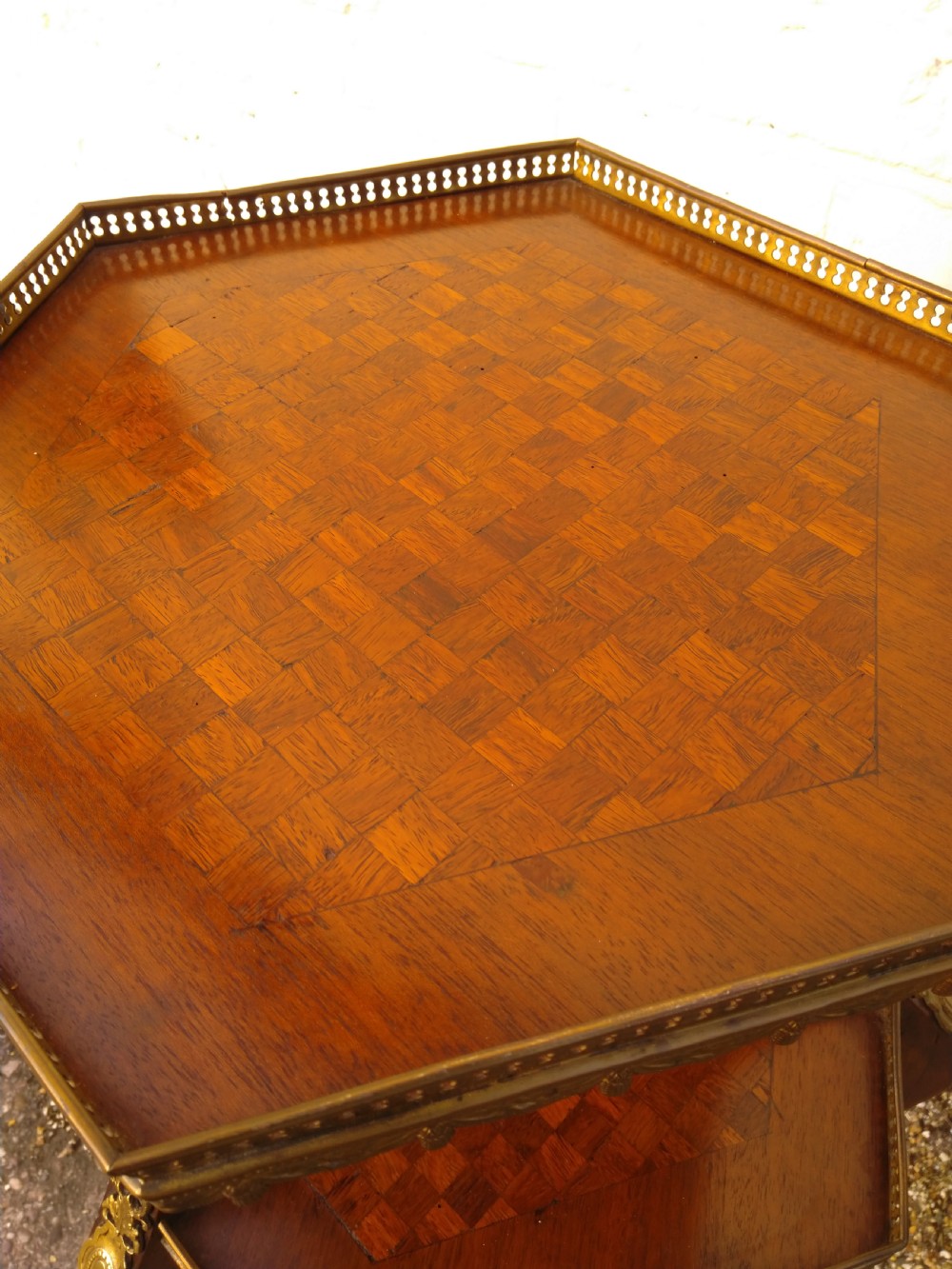 Impressive French Occasional table in two tiers View VIII