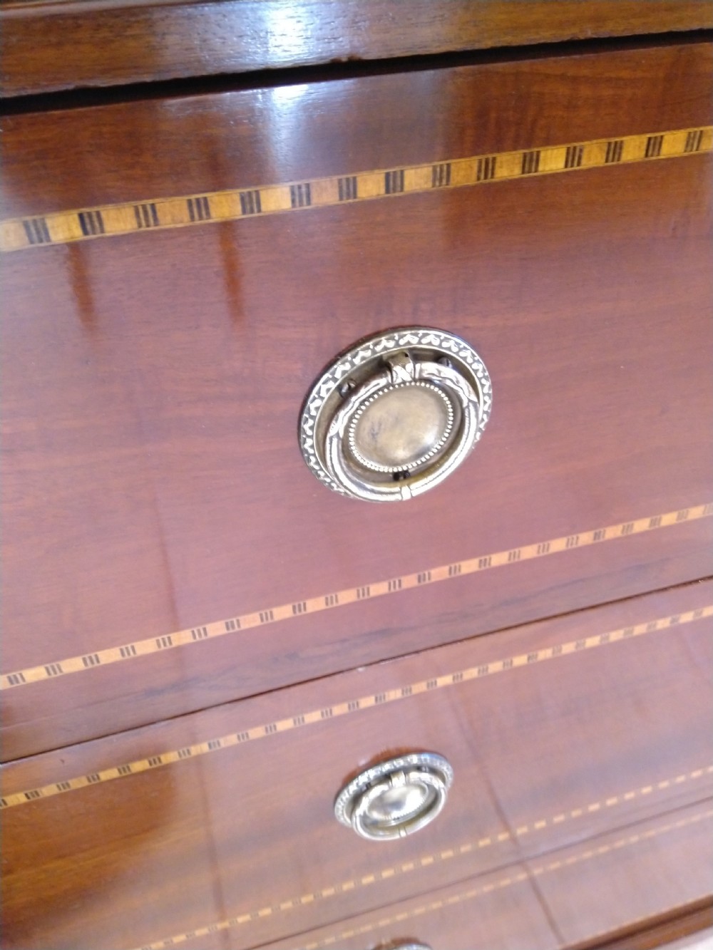 Fabulous condition and quality Mahogany Chest. View III