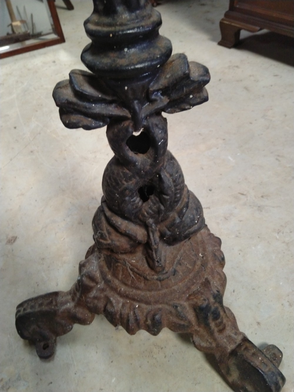 Cast Iron Stand, good detail View V