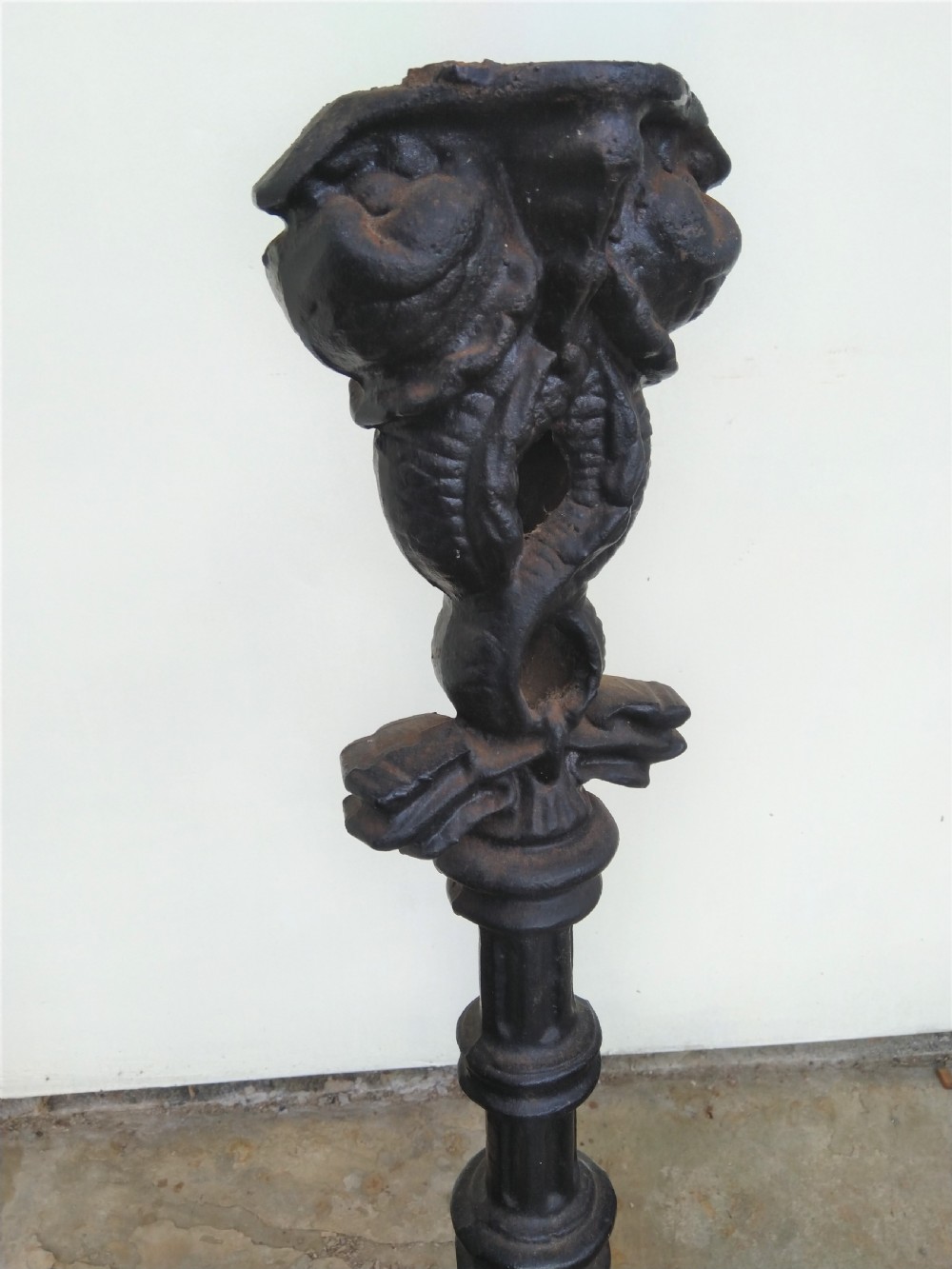Cast Iron Stand, good detail View IV