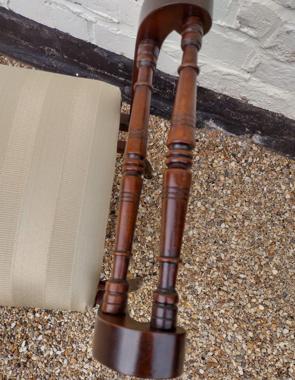 Adjustable stool, very clean freshly upholstered. View III