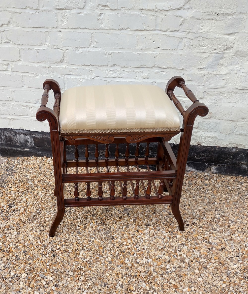 Adjustable stool, very clean freshly upholstered. View VI