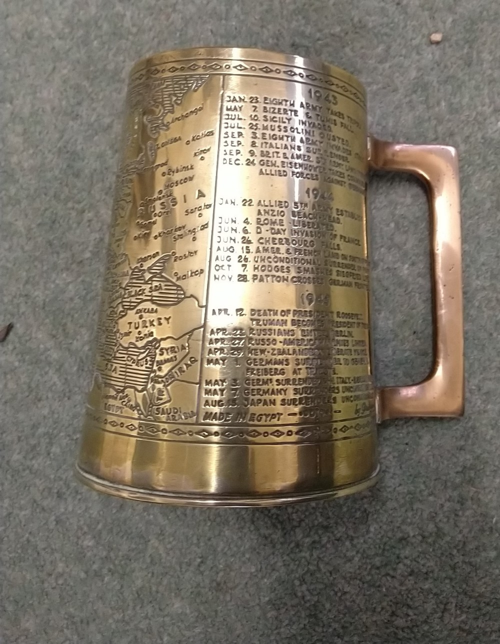 Tankard, 2nd ww  memorabilia