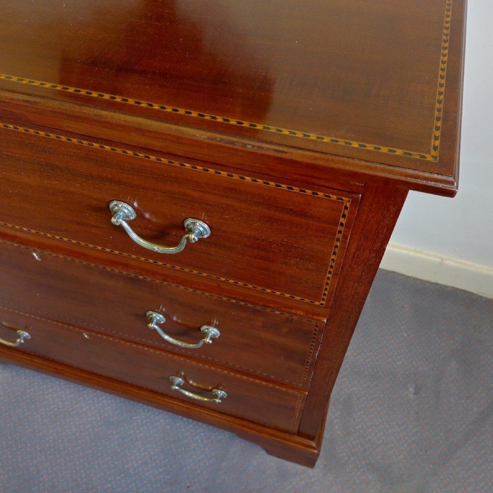Inlaid Mahogany Chest of Drawers. Lovely quality and condition View III