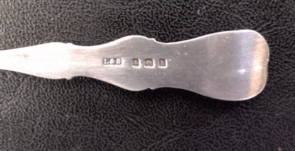 Pretty Silver fork with Birmingham assay 1907 View III