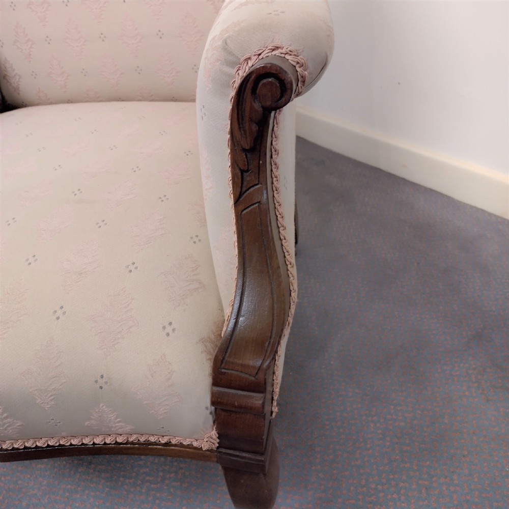 Mahogany Framed arm chair in very clean condition. View III