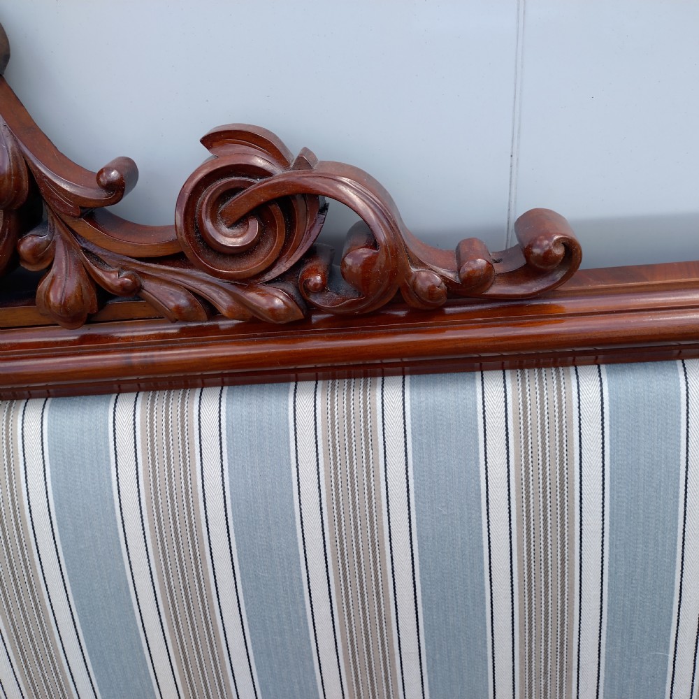 19th Century Headboard / bed head in Mahogany, very impressive.  View VI