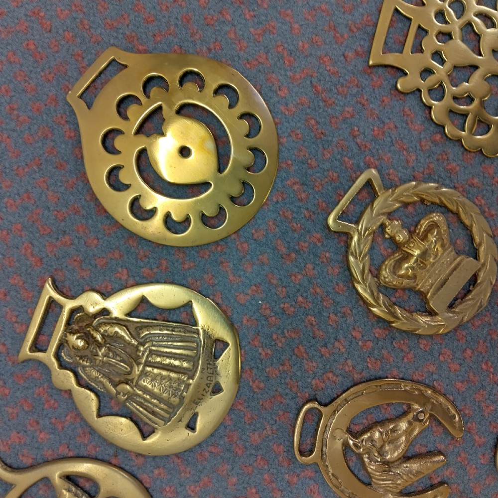 Collection of 27 horse brasses, 1800s and later View IV