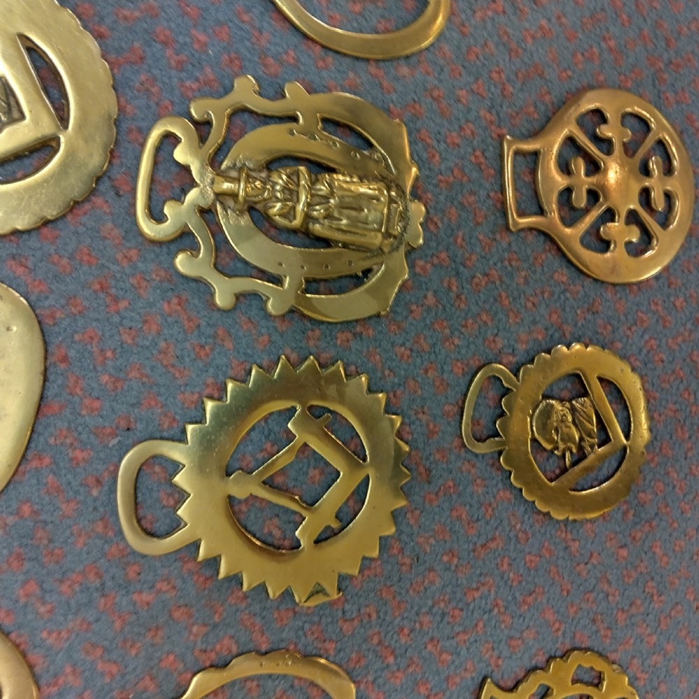 Collection of 27 horse brasses, 1800s and later View VI