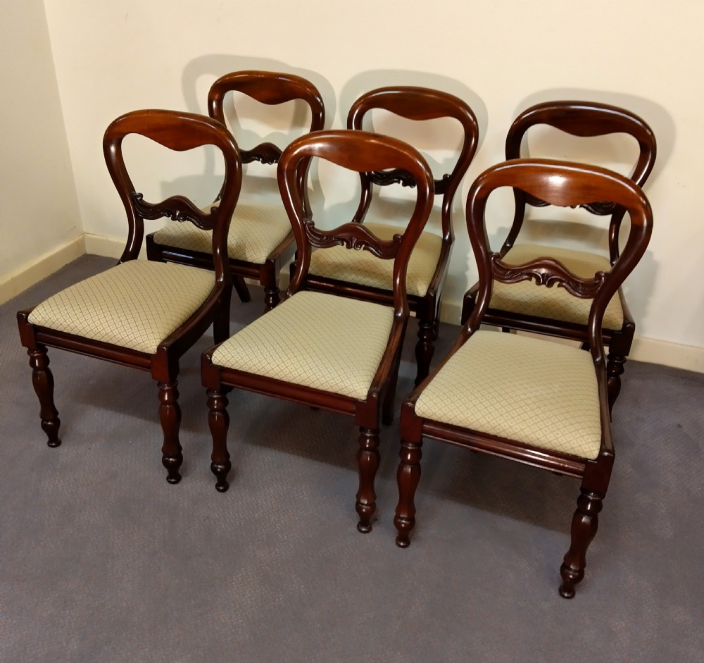 Set of superb quality Balloon Back dining chairs View V