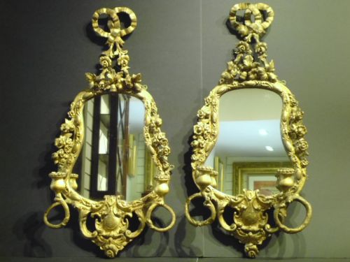 Fine Pair of Louis XV Style Mirrors