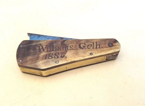 ANTIQUE METALWARE 19THC WELSH VETERINARY FLEAM TWILLIAMS GELLI 1885 - ADDITIONAL PHOTO 3