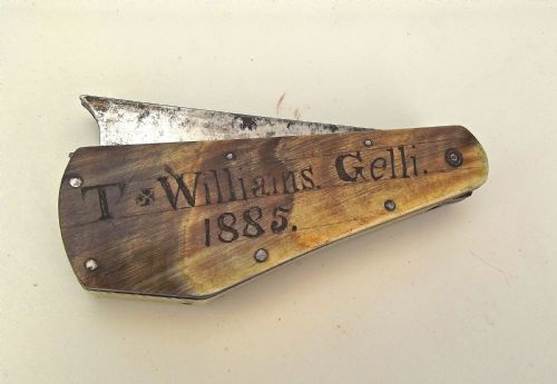 ANTIQUE METALWARE 19THC WELSH VETERINARY FLEAM TWILLIAMS GELLI 1885 - ADDITIONAL PHOTO 4