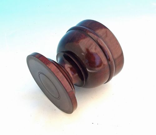 ANTIQUE TREEN EARLY 19THC ROSEWOOD MASTER SALT ENGLISH C182040 - ADDITIONAL PHOTO 2