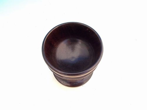ANTIQUE TREEN EARLY 19THC ROSEWOOD MASTER SALT ENGLISH C182040 - ADDITIONAL PHOTO 3