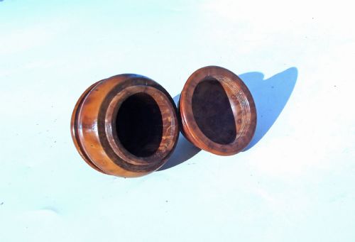 ANTIQUE 19THC TREEN COQUILLA NUT GO TO BED ENGLISH C184060 - ADDITIONAL PHOTO 2