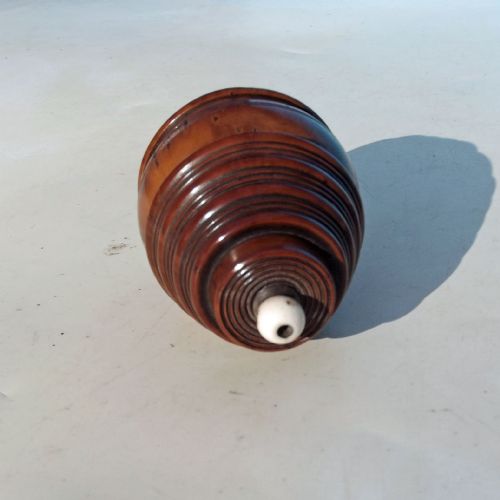 ANTIQUE 19THC TREEN COQUILLA NUT GO TO BED ENGLISH C184060 - ADDITIONAL PHOTO 4