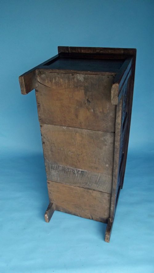 ANTIQUE FURNITURE OAK 17THC JOYNED CHARLES 1 COFFER ENGLISH C162549 - ADDITIONAL PHOTO 2