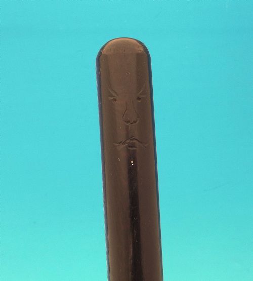 ANTIQUE TREEN 19THC MAHOGANY ASH PAGE TURNER STAMPED HUGHES DERBY C186080 - ADDITIONAL PHOTO 3