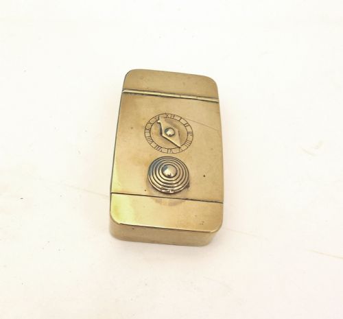 19thc antique metalware brass combination snuff box english c184060 - CATEGORY: ANTIQUE BOXES - DATED 19TH CENTURY