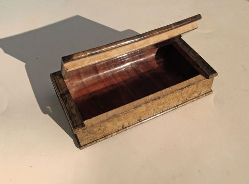 19THC TREEN BURR WALNUT BOOK SNUFF BOX ENGLISH C184060 - ADDITIONAL PHOTO 1