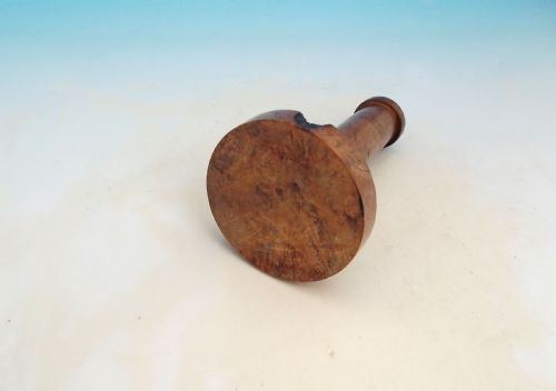 ANTIQUE TREEN 19THC BOXWOOD TURNED CANDLESTICK FRENCH C180020 - ADDITIONAL PHOTO 1
