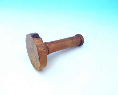 ANTIQUE TREEN 19THC BOXWOOD TURNED CANDLESTICK FRENCH C180020 - ADDITIONAL PHOTO 2