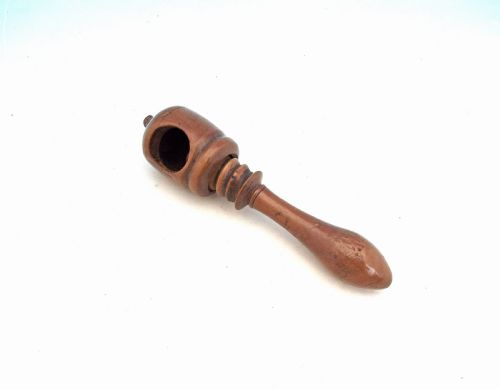 ANTIQUE TREEN 19THC BOXWOOD POCKET SCREW NUTCRACKER CONTINENTAL C180020 - ADDITIONAL PHOTO 3